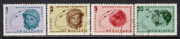 Bulgaria 1963 Mi# 1394-1397 Used - Space Flights Of Valeri Bykovski And Valentina Tereshkova - Gebruikt