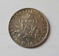 2 Francs Semeuse Argent 1914 C - 2 Francs