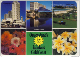 GOLD COAST, Multi View W. Jupiters Casino, Coolangatta, .... ,  Nice Stamp - Gold Coast