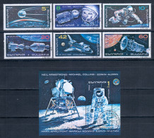 Bulgaria 1990 Mi# 3870-3875, Block 213 A Used - Space Exploration - Europa