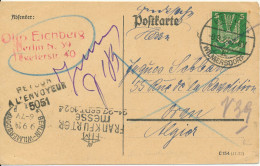 BF0719 / BERLIN-WILMERSDORF  -  9.9.24  ,  Drucksache Nach Oran / Algerien   -  Michel  344x - Correo Aéreo & Zeppelin