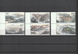 China 2023 - 16  Thaihan Mountains  6 V MNH - Unused Stamps