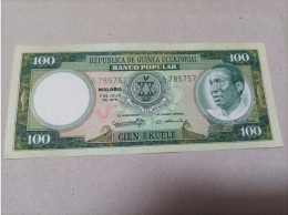 BILLETE DE GUINEA ECUATORIAL 100 EKUELE 1975, UNC - Guinea Ecuatorial