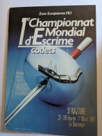 CP -  Championnat Mondial D'escrime Cadet St Nazaire 1987 - Esgrima