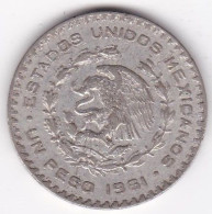 Mexique 1 Peso 1961, José María Morelos Y Pavón, En Argent, KM# 459 - Mexiko