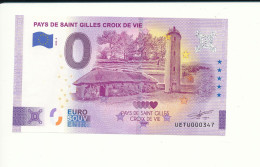 Billet Touristique 0 Euro - PAYS DE SAINT GILLES CROIX DE VIE - UETU - 2023-2 - N° 347 - Other & Unclassified