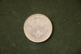 20 Fr Léopold III Argent 1935 - Belgian Silver Coin - 20 Francs