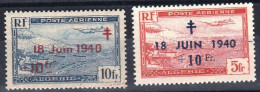 Poste Aérienne N°7/8 (année 1947/48) Neufs**MNH : 2 Valeurs - Posta Aerea