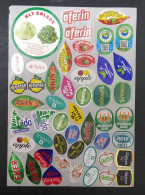 AC - FRUIT LABELS Fruit Label - STICKERS LOT #226 - Frutta E Verdura