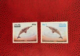 PAKISTAN 1979 2v Neuf MNH ** Mi 569 570 Delfín Dolphin Golfinho Delfin Delfino - Dolphins