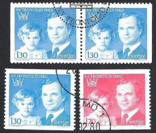 Schweden, 1980, Michel-Nr. 1101-1102 D/D, Gestempelt - Used Stamps