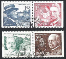 Schweden, 1980, Michel-Nr. 1129-1132 D/D, Gestempelt - Used Stamps