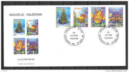 1998 - 779 à 782 - Lettre Festive - 19 - FDC