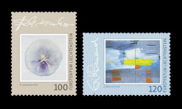 Liechtenstein 2024 Mih. 2123/24 Fine Arts. Painting. Iris By Hanni Schierscher. Fragile Balance By Evi Kliemand MNH ** - Unused Stamps