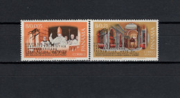 Panama 1968 Space, Pope John Paul VI Set Of 2 With Satellite Overprint MNH - Amérique Du Nord