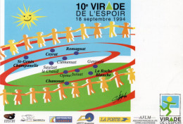 CLB - ATHLETISME - CPM - PUY DE DOME - ROMAGNAT - 10 EME VIRADE DE L'ESPOIR - 18 SEPTEMBRE 1994 - Leichtathletik