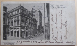 GREETINGS FROM NEW ORLEANS - Cotton Exange Hennen Bulding - CPA 01/01/1904 - New Orleans