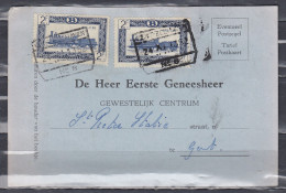 Kaartje Van Geneeskundige Dienst Van Gent-Zeehaven N°8 - Documenti & Frammenti