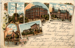 Gruss Aus Cottbus - Litho - Cottbus