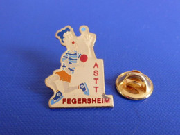 Pin's ASPTT Fegersheim - Ping Pong Tennis De Table - La Poste PTT (PK9) - Tennis Tavolo