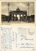 Ansichtskarte Mitte-Berlin Brandenburger Tor, Verkehr 1958 - Brandenburger Deur