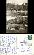 Rastenberg (Thüringen) Schwimmbad Thüringen, 2-Bild-Karte DDR 1965 - Rastenburg