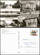 Ansichtskarte Bützow MB: Stadt, Hafen, Carl-Moltmann-Straße 1983 - Buetzow