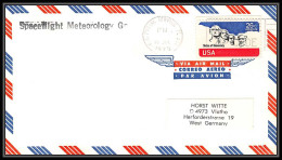 0146/ Espace (space Raumfahrt) Lettre (cover Briefe) USA 15/7/1975 Apollo Soyuz (soyouz Sojus) Project Meteorology - Estados Unidos