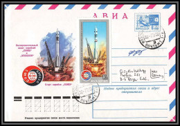 2031 Espace (space) Entier Postal (Stamped Stationery) Russie (Russia Urss USSR) Apollo Soyouz (soyuz) 20/7/1975 - Rusia & URSS