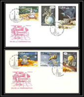 2047 Espace (space Raumfahrt) Lot Lettre (cover Briefe) Cuba + Used Dia Cosmonautica 14/4/1978 Cosmos FDC - South America