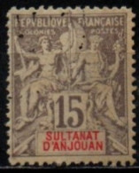 ANJOUAN 1900-7 SANS GOMME - Unused Stamps