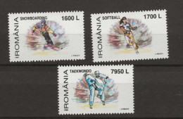 1999 MNH Romania 5441-43 Postfris** - Neufs