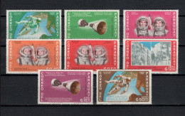 Paraguay 1966 Space, Edward White Set Of 8 MNH - Südamerika