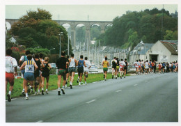 CLB - ATHLETISME - CPM - SEMI MARATHON SAINT POL - MORLAIX 1996 - L'ARRIVEE AU BASSIN A FLOT - Athlétisme