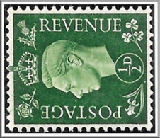 KGVI 1SG462a. KGVI ½d. GREEN - WATERMARK SIDEWAYS Unmounted Mint Hrd2d - Neufs