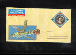 Cuba 1986 Space / Weltraum  Interesting Aerogramme - Noord-Amerika