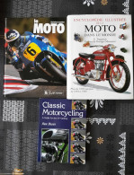 3x Motorboeken + 5 Motorpins - Motorfietsen