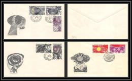 3087 Espace (space Raumfahrt) Lettre (cover) Tchécoslovaquie (Czechoslovakia) 3 Fdc 1964/1965 Cosmos Matin Calme .. - Europe