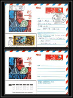 3694 Espace (space) Lot De 2 Entier Postal Stationery Russie (Russia Urss USSR) 17/09/1982 Tsiolkovski - Russia & USSR