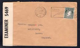 IRELAND 1941 Censored Cover To England. Slogan (p2717) - Covers & Documents