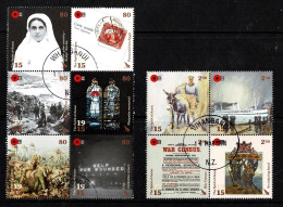 New Zealand 2015 Spirit Of ANZAC - World War I  Set Of 10 As Blocks CTO - Gebraucht