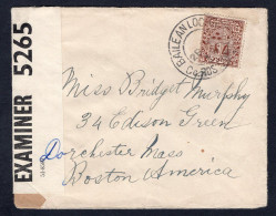 IRELAND 1943 Censored Cover To USA (p2841) - Lettres & Documents