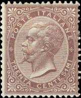ITALIE / ITALY - 1863-77 Yv.18/Mi.19 30c Dark Brown - Neuf ** / Mint Never Hinged** - Nuovi