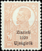 ROMANIA - 1920 CLUJ-NAPOCA International Journalists Congress O/P On Mi.258y (O/P Type 2, P.11-½) - Mint Hinged - Ungebraucht