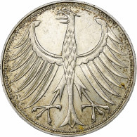 République Fédérale Allemande, 5 Mark, 1966, Munich, Argent, SUP, KM:112.1 - 5 Mark