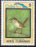 Cuba -MNH ** 1983 :   Zapata Wren  -  Ferminia Cerverai - Zangvogels