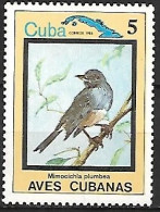 Cuba -MNH ** 1983 :   Red-legged Thrush -   Turdus Plumbeus - Sperlingsvögel & Singvögel