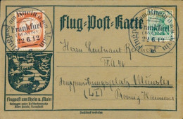 CPA Flugpostkarte, Beförderung Durch Postluftschiff Schwaben, Flugpost Am Rhein Und Main - Luchtpost & Zeppelin