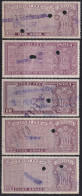 F-EX49726 INDIA LOCAL REVENUE TAX. RAJASTHAN OVERPRINT TIPO I.  - Official Stamps