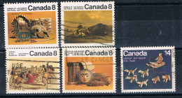 Kanada / Canada - Indianer, Inuit - Kunst, Brauchtum, Hundeschlitten, Tanz - Used Stamps